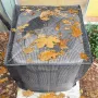 Outdoor Air Conditioner Cover Mesh Breathable Air Conditioner Cover Mesh AC Cover All Seasons Central AC Unit Protection Against