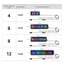 Smart Bluetooth Flexible LED Pixel Screen Strip 5V USB DIY Graffiti Logo LED Matrix Pixel Scrolling Display Advertising Light