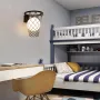 Nordic Creative Wall Lamp Living Room Corridor Pub Bedroom Study Children's Room Personalized Basketball Wall Lamp