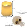 24pcs Flameless LED Candle Lights Creative Wish LED Tea Lamp Warm White Halloween Wedding Christmas Decoration Candle Lights