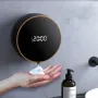 Distributore automatico di sapone in schiuma senza contatto, display dell'ora, ricarica USB, distributore automatico di sapone liquido con rilevamento