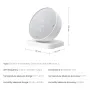 AGSIVO Tuya Wifi Thermometer Hygrometer Alarm Clock Temperature and Humidity Sensor Compatible with Alexa & Google Home