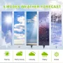 BALDR Weather Station Alarm Clock Wireless Indoor Outdoor Thermometer with Atomic Clock Forecast Station 3 Outdoor Sensors