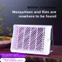 2 In 1 Wall-mounted Vertical Dual-purpose Skynet Mosquito Killer Lamp Electric Fly Swatter Racket Mosquito Killer Lamp for Home, Outdoors