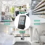 BALDR Touch Key Wireless Weather Station Alarm Clock Calendar Moon Phase Wireless Indoor and Outdoor Temperature and Humidity Count Display Weather Station Weather Forecast