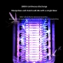 360° Electric Shock Mosquito Killer Lamp USB Charging Portable Household Electric Mosquito Killing Photocatalyst Outdoor Camping Dual Lighting Modes