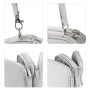 Travel Portable Digital Product Storage Bag USB Data Cable Organizer Earphone Charging Box Bag Double Layer Handheld Data Cable Storage Bag