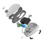 Portable Ozone Sterilizer for Air Purification and Odor Removal with 360-Degree Sterilization Perfect for Refrigerator Closet Car and More Includes USB Recharging Cable and 1800mAh Lithium Battery