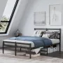 Lusimo Full Size Bed Frame with Headboard No Box Spring Needed 14 inch Full Metal Platform Bed Frame Easy Assembly Anti-Slip