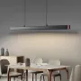 32W 80cm Modern LED Pendant Light 220V With Adjustable Height 3-Color Temperature For Living Dining Room Restaurant Office