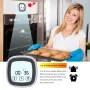 AGSIVO TS-BN53 Touch Screen Digital Meat Food Thermometer Instant Read Food Thermometer Timer Alarm for Cooking / Grilling / BBQ