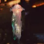Colorful Jellyfish Lamp Vibrant and Unique Glow Bedroom Decoration - Handmade Lace Lampshade Perfect Gift for Friends and Family