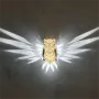 Eagle Owl Animal Projector Wall Lamp 3D Print Sconce Light Plastic Material Battery Operated Home Decor for Halloween Xmas
