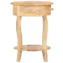 Side Table 14.6\x14.6\x24\ Solid Mango Wood