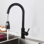 Kitchen Sink Faucet 360°Swivel Pull Out Water Tap Deck Mounted Cold Hot Mixer With Hose