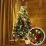 6.6 FT 16 Lines 400LED 8 Modes Christmas Tree Lights Decoration Tree Top Lights String Courtyard Garden Outdoor Waterproof Waterfall Lights LED Lights