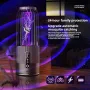 Solar Powered & USB Rechargeable Mosquito Lamp With Adjustable 2/4/6H Timer Folding Hanging Ring Warm Light & Mosquito-Killing 2 Modes Outdoor Indoor Use