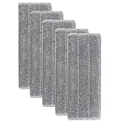 5pcs Replaceable Wash Wet Dry Cleaning Mop Refill Cleaner Cloth Pad Replacement