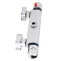 Bathroom Wall-mount Brass Thermostatic Shower Valve Bath Mixer Shower Control Valve Bottom Faucet 3/4\ Thread Connector