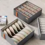 1PC 6/7/20 Grid Underwear Storage Box Socks Underwear Storage Drawer Division Multifunction Ale Household Wardrobe Classification