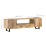 TV Cabinet 63\x11.8\x17.7\ Solid Mango Wood