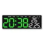 Multifunctional Clock Electronic Clock Simple LED Digital Clock USB Output Bedside Alarm Clock with 3 Level Adjustable Brightness