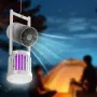 3 In 1 Multifunctional Outdoor Mosquito Zapper With Camping Light & Camping Fan Rechargeable UV Mosquito Killer Lamp Night Light Quiet Cooling for Outdoor & Indoor Use