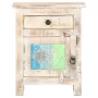 Bedside Cabinet 15.7\x11.8\x19.7\ Rough Acacia Wood