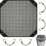 91x91cm PVC Mesh Outdoor Air Conditioner Cover Dustproof Sunscreen Protection Cover Air Conditioner Body Protection Cover