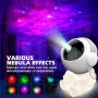 LIXINCORDA Astronaut Starry Sky Projection Lamp Starry Sky Atmosphere Night Light Astronaut Nebula Projector Lamp