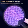 AGSIVO 3 In 1 3000V Cordless Rechargeable Electric Mosquito Bug Zapper Foldable Handheld Mosquito Killing Lamp Fly Trap