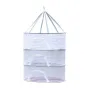 Folding Hanging Drying Rack Mesh Dryer with Zippers For Shrimp Fish Fruit Vegetables Herb