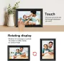 Frameo 10.1 Inch Smart WiFi Digital Photo Frame 1280x800 IPS LCD Touch Screen Auto-Rotate Portrait and Landscape Built in 16GB Memory Share Moments Instantly via Frameo App from Anywhere EU Plug Adapter