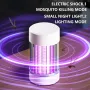 2 In 1 Portable Mini USB Rechargeable Mosquito Killer Lamp Small Night Light Bug Zapper Light Anti-Mosquito Lamp Electric Shock Mosquito Repellent Lamp