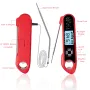 AGSIVO Dual Probes Fast Instant Read Digital Food Meat Thermometer Waterproof For BBQ Kitchen Cooking Grilling