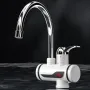 Smart Digital Instant Electric Water Heater Faucet Temperature Adjustable Tankless Water Heater Bottom Inlet Fast Heating Faucet Kitchen Bathroom