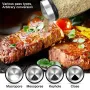 7Pcs Set Rotating Base Spice Seasoning Jar Set Kitchenware Creative Multifunctional Rotating Glass Spice Box Jars Set for Spices Pepper