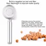 High Pressure Anion Aluminum Shower Head Water Saving Filter Blue/Red/Silver