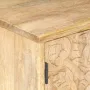 Carved Bedside Cabinet 15.7\x11.8\x19.7\ Solid Mango Wood