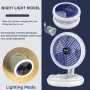 Mini Cooling Fan with Negative Ion Technology USB Powered Mechanical Timer Control Compact and Portable Ideal for Home and Office Use with Multiple Functions