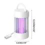 2 In 1 Portable Mini USB Rechargeable Mosquito Killer Lamp Small Night Light Bug Zapper Light Anti-Mosquito Lamp Electric Shock Mosquito Repellent Lamp