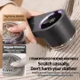 Intelligent Digital Display Fabric Shaver Hair Ball Trimmer Portable Lint Remover with 6 Blade Cutter Head Type C Fast Charging