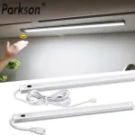LED Cabinet Light Wireless Hand Sweep Closet Lamp Infrared Sensing Night Light Intellgent Induction Strip for Cabinet Wardorbe Kitchen Lighting