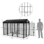PawGiant Oversized Large Dog Kennel Outdoor Anti-UV Dog Playpen House Fence Pet Crate US
