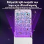 Dip Trap Mosquito Light Compact Energy Efficient 1.5W Powerful Mosquito Trapper Suitable for Homes Hotels Restaurants Office Areas Includes 10 Mosquito Stickers