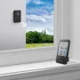 BALDR Touch Key Wireless Weather Station Alarm Clock Calendar Moon Phase Wireless Indoor and Outdoor Temperature and Humidity Count Display Weather Station Weather Forecast