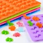 48 Holes Silicone Dinosaur Mold Non Stick Easy Release Candy Chocolate Gummy Baking Molds