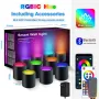 4/6 Pack TUYA WIFI Smart Wall Lamp RGB Music Sync LED Modern Decor Downlight Simple Wall Light Work With Alexa Google Assistant