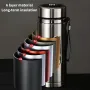 1000ML Smart LED Temperature Display Thermos Bottle Stainless Steel Portable Insulated Cup SUS304 Tea Water Bottle Vacuum Flask Cups