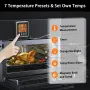 AGSIVO Digital Food Oven Meat Thermometer With Probe Timer Alert Backlight Outdoor Grill Cook Barbecue Kitchen Cooking BBQ Thermometer